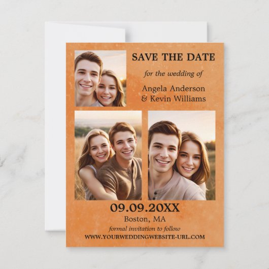 Enchanted Forest Photo Sla de datum op Aankondiging (Achterkant)