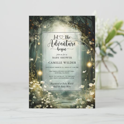 Enchanted Forest Portal Kaart (Staand voorkant)