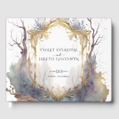 Enchanted Forest Portal Wedding Invitation Gastenboek (Voorkant)