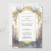 Enchanted Forest Portal Wedding Invitation Kaart (Voorkant)