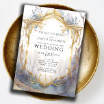 Enchanted Forest Portal Wedding Invitation Kaart<br><div class="desc">Doorverwezen portaal naar een magisch woud trouwthema,  voor een mystieke fantasiestijl trouwuitnodiging.</div>