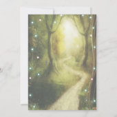 Enchanted Forest Prom Dance Invitation Kaart (Achterkant)