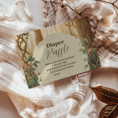 Enchanted Forest Raffle Diapper Informatiekaartje