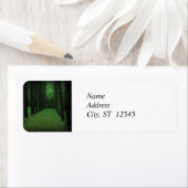 Enchanted Forest Return-adreslabel Etiket (Insitu)