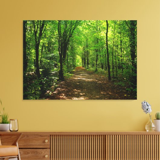 Enchanted Forest Road 5 Canvas Afdruk (Insitu (Woonkamer))