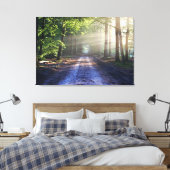 Enchanted Forest Road Canvas Afdruk (Insitu (Slaapkamer))