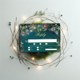 Enchanted Forest Roos Fairy Tale Meal Wedding RSVP