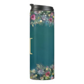 Enchanted Forest Roos Greenery Fairy Woodland Chic Thermosbeker (Geroteerd rechts)