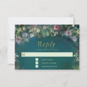 Enchanted Forest Roos Greenery Fairy Woodland RSVP (Voorkant)