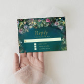 Enchanted Forest Roos Greenery Fairy Woodland RSVP Kaartje