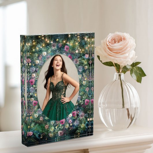 Enchanted Forest Roos Greenery Woodland Fairy Fotoblokken