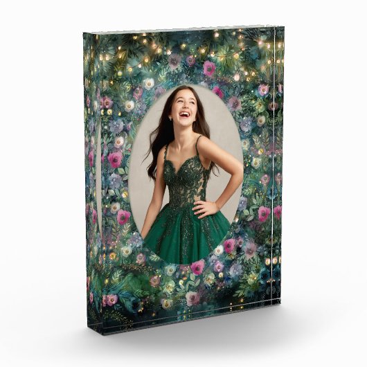 Enchanted Forest Roos Greenery Woodland Fairy Fotoblokken (Links)