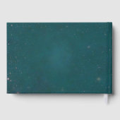 Enchanted Forest Rozen Sprookje Smaragdgroene brui Gastenboek (Achterkant)