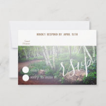 Enchanted Forest RSVP-kaart