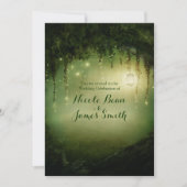 Enchanted Forest Rustic Wedding Invitations Kaart (Voorkant)