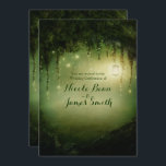 Enchanted Forest Rustic Wedding Invitations Kaart<br><div class="desc">Enchanted Forest Rustic Wedding Invitations. Dit kan voor om het even welke gebeurtenis worden aangepast.</div>