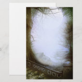 Enchanted Forest Scene Briefpapier (Voorkant / Achterkant)