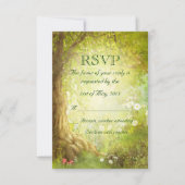 Enchanted Forest Scene RSVP Kaartje (Voorkant)