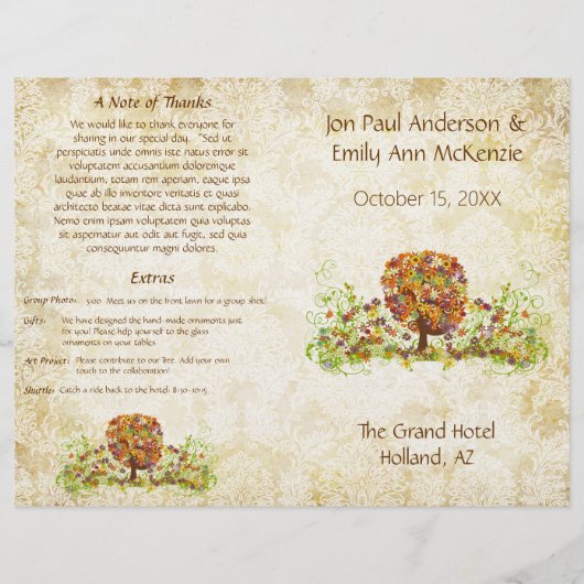 Enchanted Forest Side Branch Wedding (Voorkant)