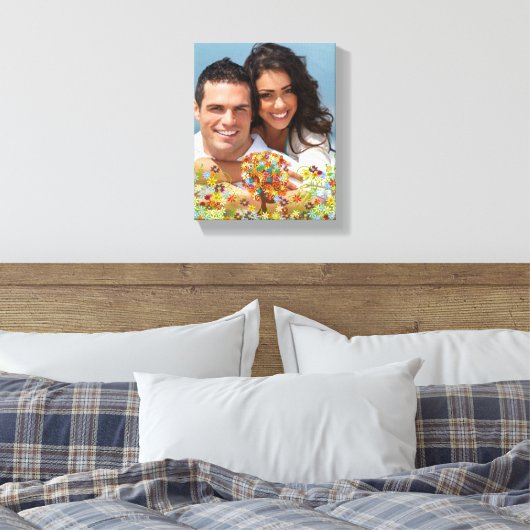 Enchanted Forest Side Branch Wedding Canvas Afdruk (Insitu (Slaapkamer))