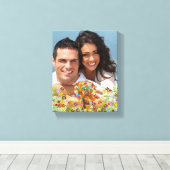 Enchanted Forest Side Branch Wedding Canvas Afdruk (Insitu (Houten vloer))