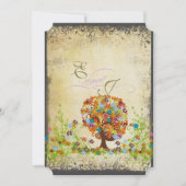 Enchanted Forest Side Branch Wedding Invitations Kaart (Voorkant)