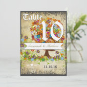 Enchanted Forest Side Branch Wedding Invitations Kaart (Staand voorkant)