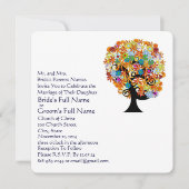 Enchanted Forest Side Branch Wedding Invitations Kaart (Voorkant)