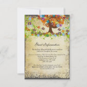 Enchanted Forest Side Branch Wedding Invitations Kaart (Voorkant)
