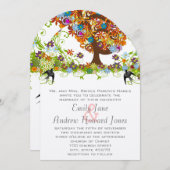 Enchanted Forest Side Branch Wedding Invitations Kaart (Voorkant / Achterkant)