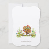 Enchanted Forest Side Branch Wedding Invitations Kaart (Achterkant)