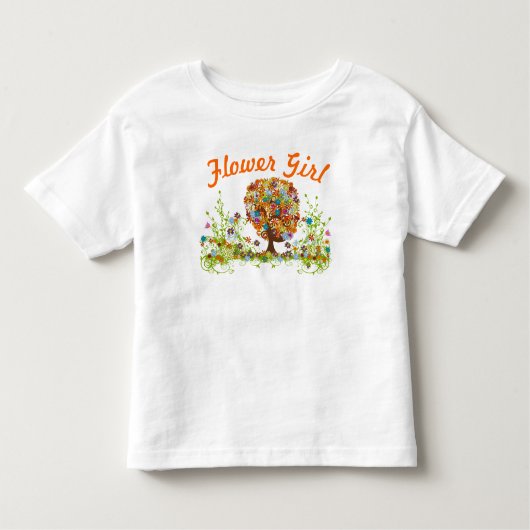 Enchanted Forest Side Branch Wedding Kinder Shirts (Voorkant)