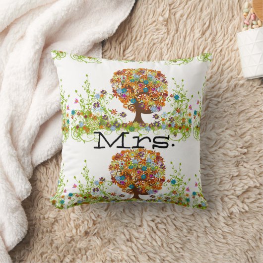 Enchanted Forest Side Branch Wedding Kussen (Deken)
