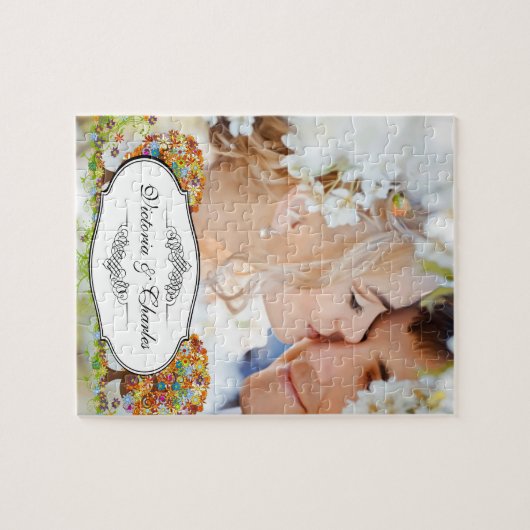 Enchanted Forest Side Branch Wedding Legpuzzel (Horizontaal)
