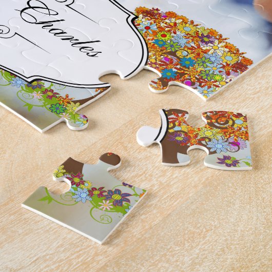 Enchanted Forest Side Branch Wedding Legpuzzel (Zijkant)