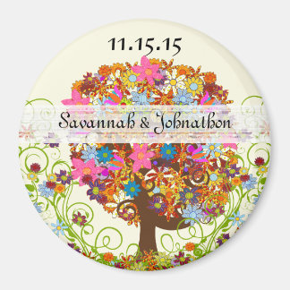 Enchanted Forest Side Branch Wedding Magneet