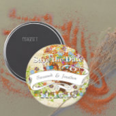 Enchanted Forest Side Branch Wedding Magneet