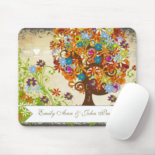 Enchanted Forest Side Branch Wedding Muismat (Met muis)