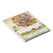 Enchanted Forest Side Branch Wedding Notitieblok (Schuin)