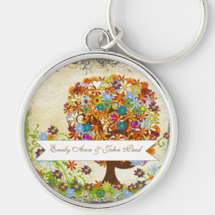 Enchanted Forest Side Branch Wedding Sleutelhanger