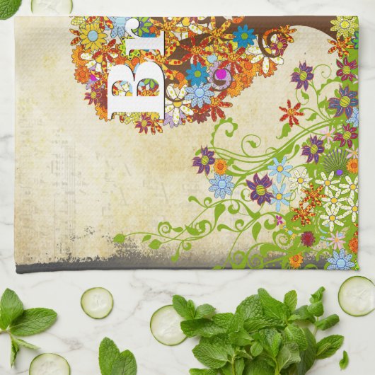 Enchanted Forest Side Branch Wedding Theedoek (Gevouwen)