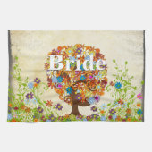 Enchanted Forest Side Branch Wedding Theedoek (Horizontaal)