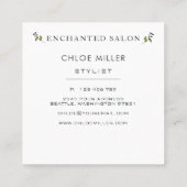 Enchanted Forest Square Visitekaartje Stag (Achterkant)