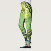 Enchanted Forest Stream-ontwerp Leggings (Links)