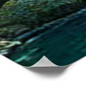 Enchanted Forest Stream-ontwerp Poster (Hoek)