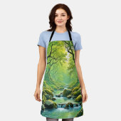 Enchanted Forest Stream-ontwerp Schort (Gedragen)