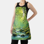 Enchanted Forest Stream-ontwerp Schort (Insitu)