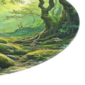 Enchanted Forest Stream-ontwerp Snijplank (Hoek)