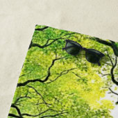 Enchanted Forest Stream-ontwerp Strandlaken (In situ)