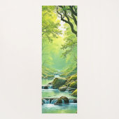 Enchanted Forest Stream-ontwerp Yogamat (Achterkant)
